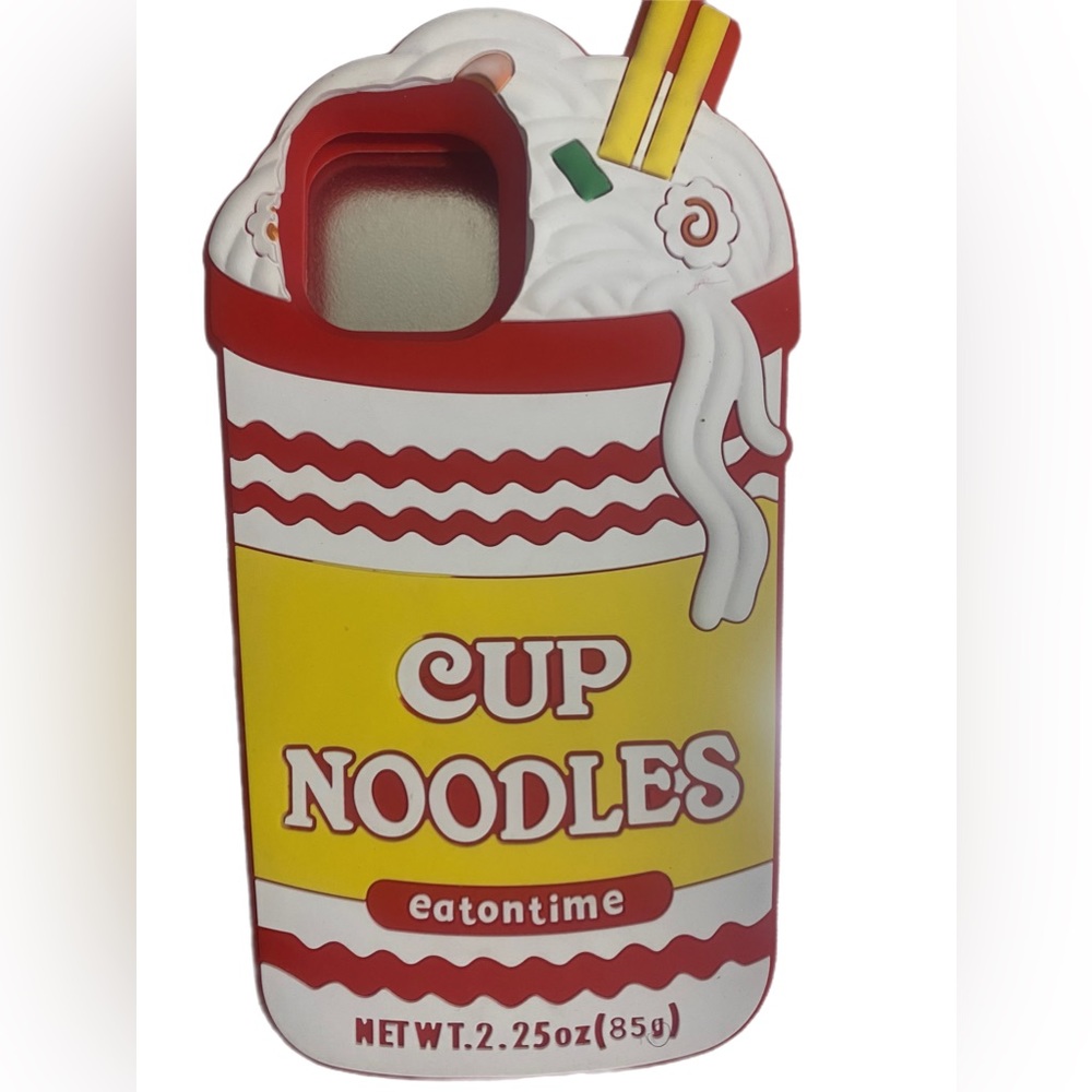 iPhone 12 Pro Max soft silicone 3d cup noodle case